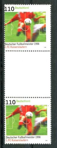 Deutschland 1998 Michel Nr. 2010ZS senkr. Paar mit Zwischensteg postfrisch