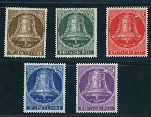 Berlin Michel Nummer 101 - 105 postfrisch