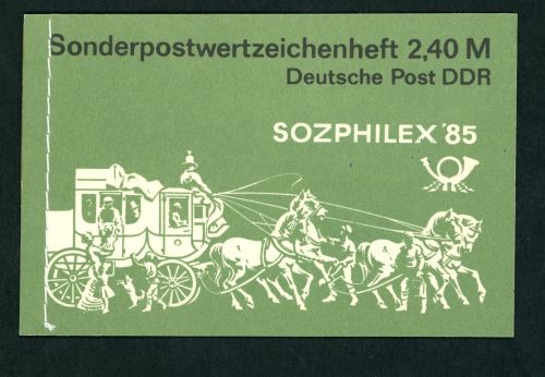 DDR Markenheftchen Michel Nummer MH 8 postfrisch - vollständig