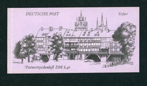 DDR Markenheftchen Michel Nummer MH 10 postfrisch - vollständig