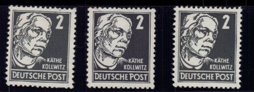 DDR Michel Nummer 327 vaXII, BxI + VzXII postfrisch teilw. geprüft