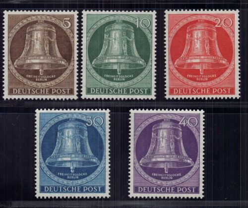 Berlin Michel Nummer 101 - 105 postfrisch