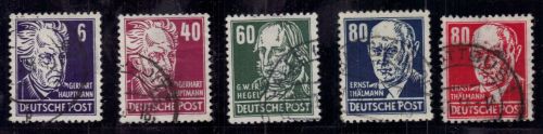 DDR Lot aus Michel Nummer 327 - 340 gestempelt + geprüft