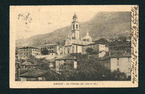 Ansichtskarte Edolo - La Chiesa nach Heidelberg 1919
