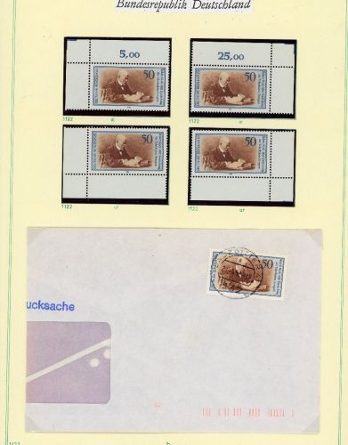 Bund Michel Nummer 1122 - Ecken postfrisch