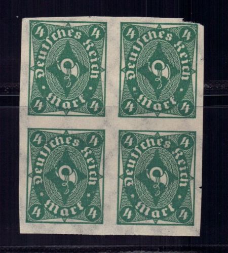 Deutsches Reich Michel Nummer 226 aU Viererblock postfrisch