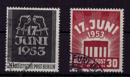 Berlin Michel Nummer 110 + 111 gestempelt