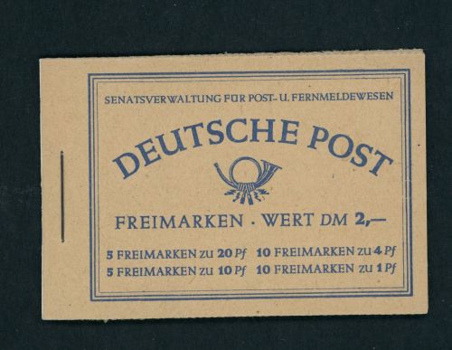 Berlin Markenheftchen 2 postfrisch vollständig