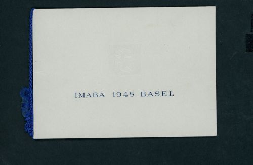 Schweiz Block Nummer 13 gestempelt , Geschenkheft IMABA 1948