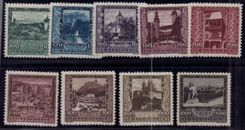 Österreich Michel-Nummer 433-441 postfrisch