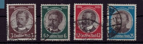 Deutsches Reich Michel Nr. 540 - 543 gestempelt