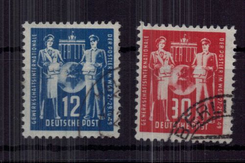 DDR Michel Nummer 243 + 244 gestempelt