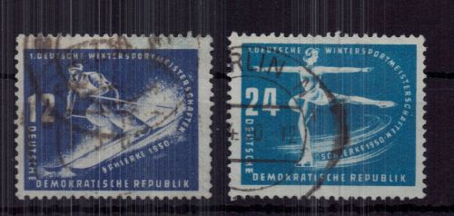 DDR Michel Nummer 246 + 247 gestempelt