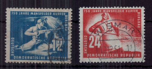 DDR Michel Nummer 273 + 274 gestempelt