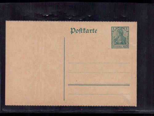 Dt. Reich Germania Ganzsache P90 II ungebraucht