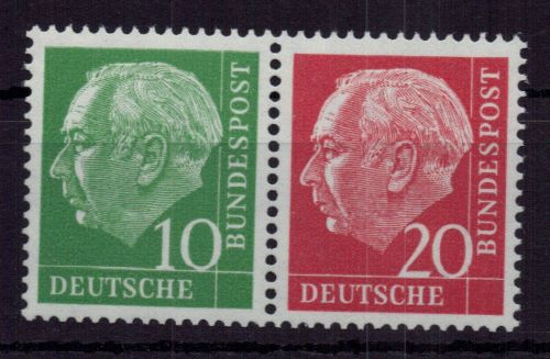 Bund Zusammendruck Michel-Nr. W21 y II postfrisch