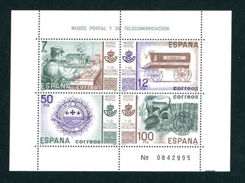 Spanien Block Nummer 24 postfrisch