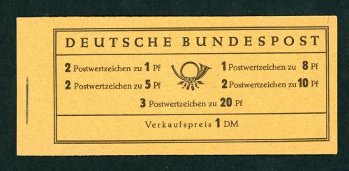 Bund Markenheftchen Michel Nummer 4yII (MH4yII) postfrisch