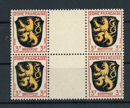 Französische Zone Allg. Ausgabe Michel Nummer 2ZW postfrisch