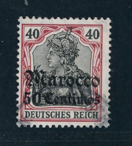 Deutsche Auslandspostämter Marokko Michel Nr. 40 gestempelt