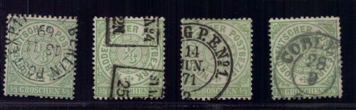 Norddeutscher Bund Lot Michel Nr. 14 gestempelt