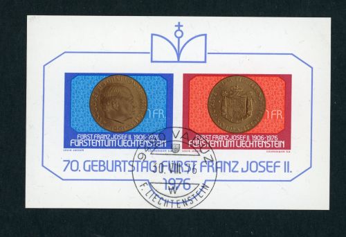 Liechtenstein Michel Nummer Block 10 gestempelt
