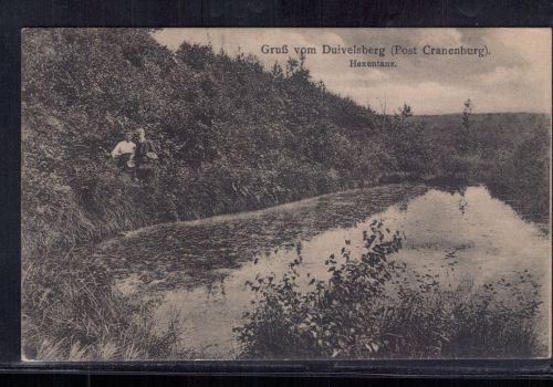 Ansichtskarte Gruß vom Duivelsberg Cranenburg Kranenburg gelaufen 1922