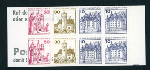 Berlin Markenheftchen 10bb (MH 10bb ) postfrisch