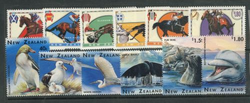 Neuseeland Michel Nr. 1475-1480 + 1511-1516 postfrisch