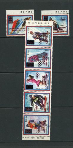 Paraguay Michel Nummer 4408 - 4414 postfrisch Wintersport Olympiade