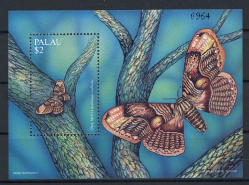 Palau Block Nummer 138 postfrisch , Schmetterling