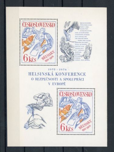 Tschechoslowakei Block Nummer 33 postfrisch