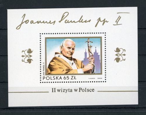 Polen Block Nummer 91 postfrisch , Papst Joannes Paul