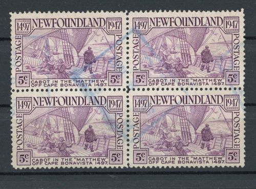 Kanada Neufundland Michel Nummer 244 gestempelt 4er Block
