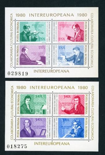 Rumänien Block 169 + 170 postfrisch