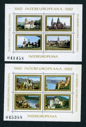 Rumänien Block 186 + 187 postfrisch