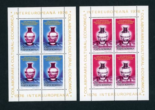 Rumänien Block 133 + 134 postfrisch