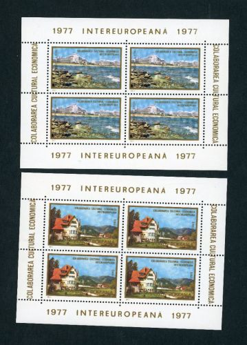 Rumänien Block 141 + 142 postfrisch