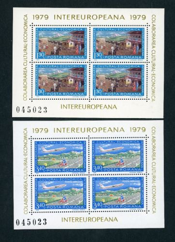 Rumänien Block 157 + 158 postfrisch