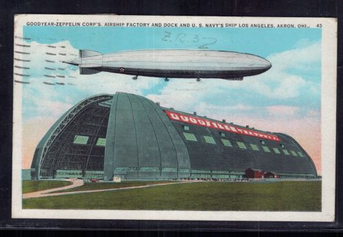 Goodyear Zeppelin Beleg USA - Akron Ohio 1931 n. Lörreach