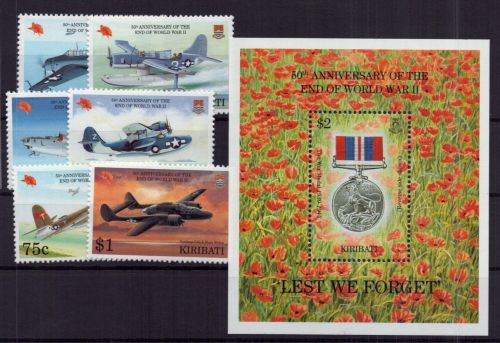 Kiribati Michel-Nr. 708 - 713 + Block 24 postfrisch