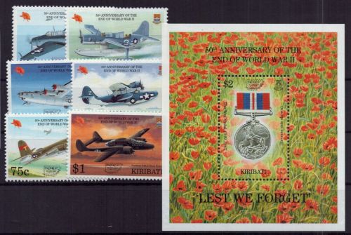 Kiribati Michel-Nr. 747 - 752 + Block 31 postfrisch