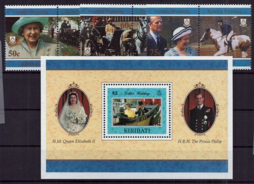 Kiribati Michel-Nr. 754 - 759 + Block 32 postfrisch