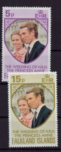 Falklandinseln Michel Nummer 220 - 221 postfrisch Prinzessin Anne
