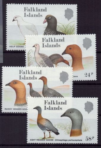 Falklandinseln Michel Nummer 480 - 483 postfrisch Gänse