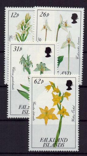 Falklandinseln Michel Nummer 534 - 537 postfrisch Orchideen