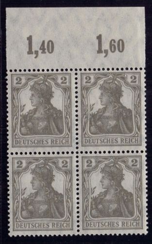 Dt. Reich Michel Nummer 102X POR postfrisch geprüft