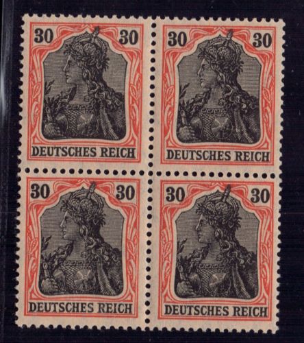 Dt. Reich Michel Nummer 89 II x ungebraucht mit Falz