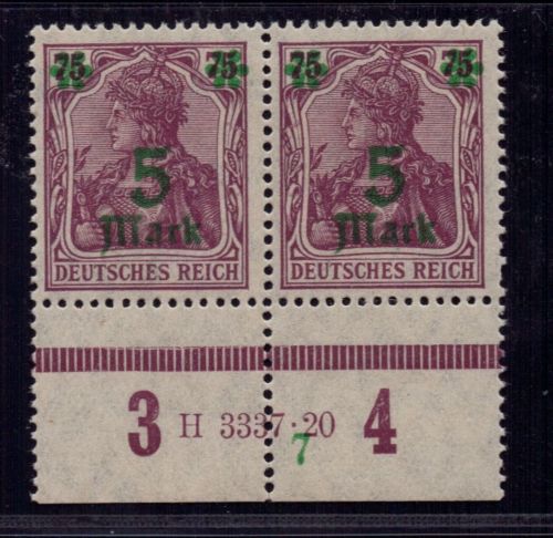 Dt. Reich Michel Nummer 156 I HAN U postfrisch