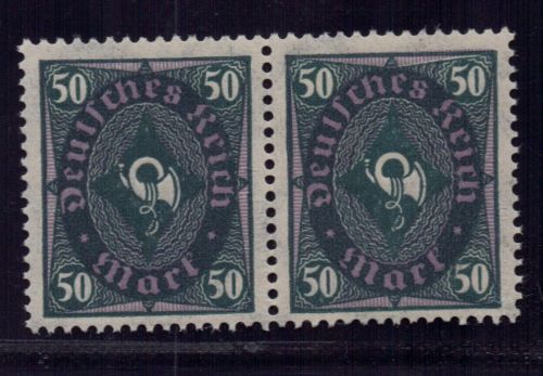 Dt. Reich Michel Nummer 209 Wb Paar postfrisch